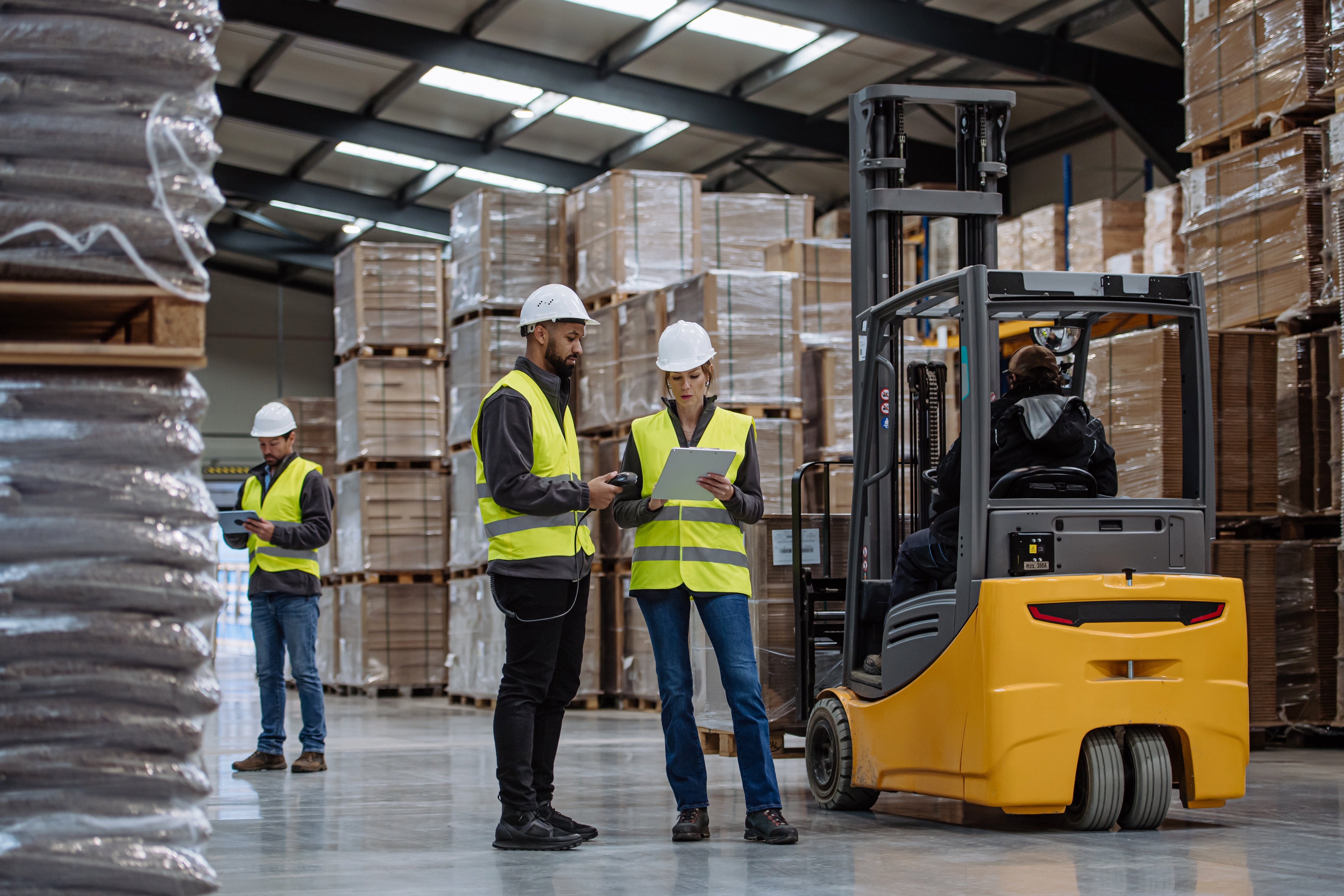 Industrial warehouse automation